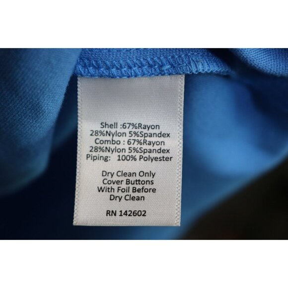 Sail to Sable Cap Sleeve Nautical Dress-Small-Big Gold Buttons-Preppy - Picture 6 of 9